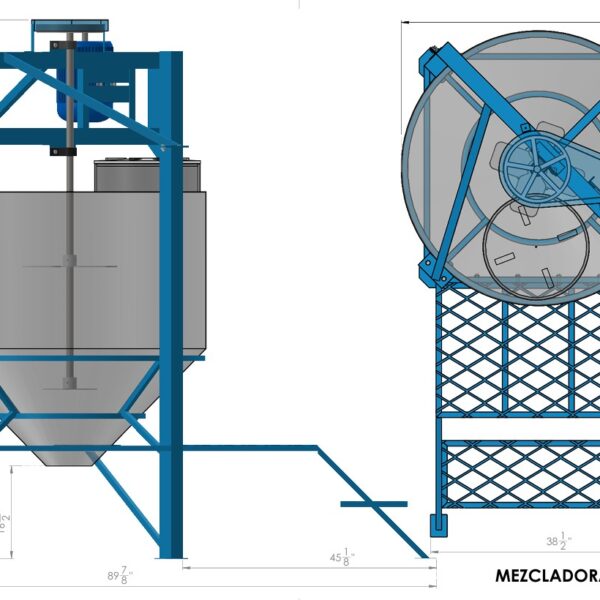 MEZCLADORA 1100LTS